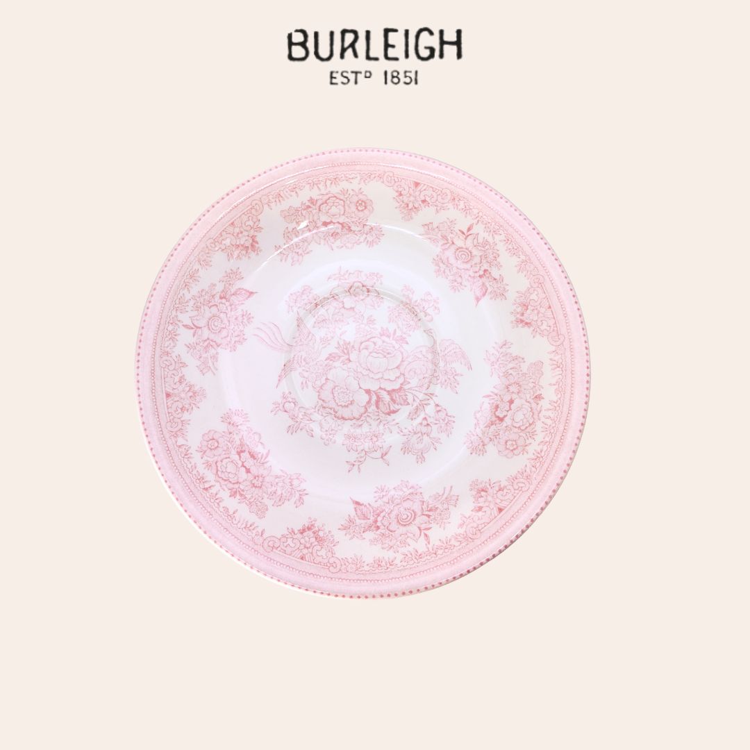 Burleigh at Cheshire & Wain - Food Dish in Pink - Asiatic Pheasants