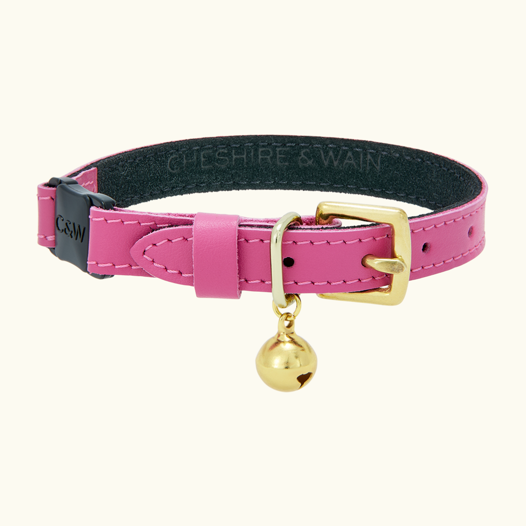 Wonderland - Flamingo Pink Cat Collar