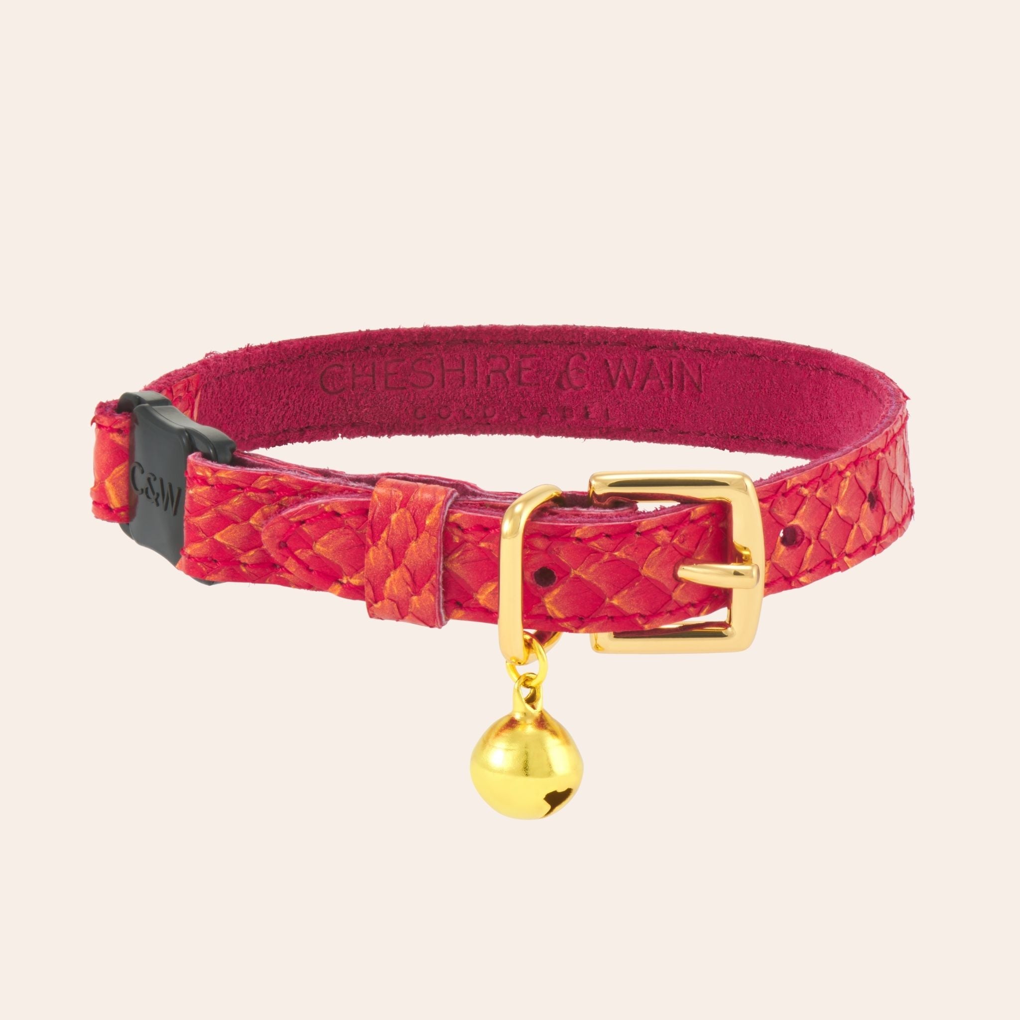 The 'Vermillion' Salmon Collar - Gold Label