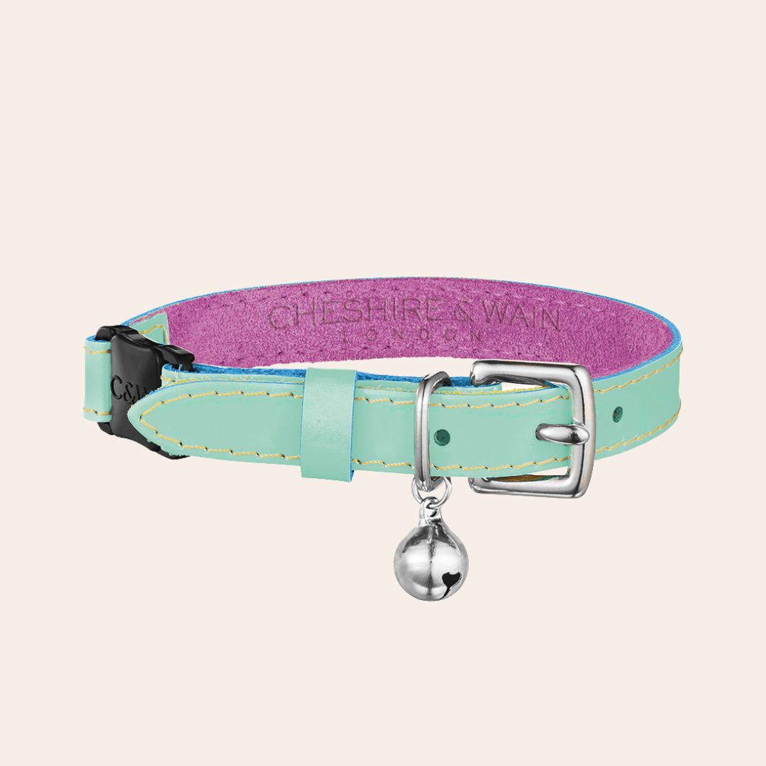 Louis Wain - Pastel Mint Cat Collar