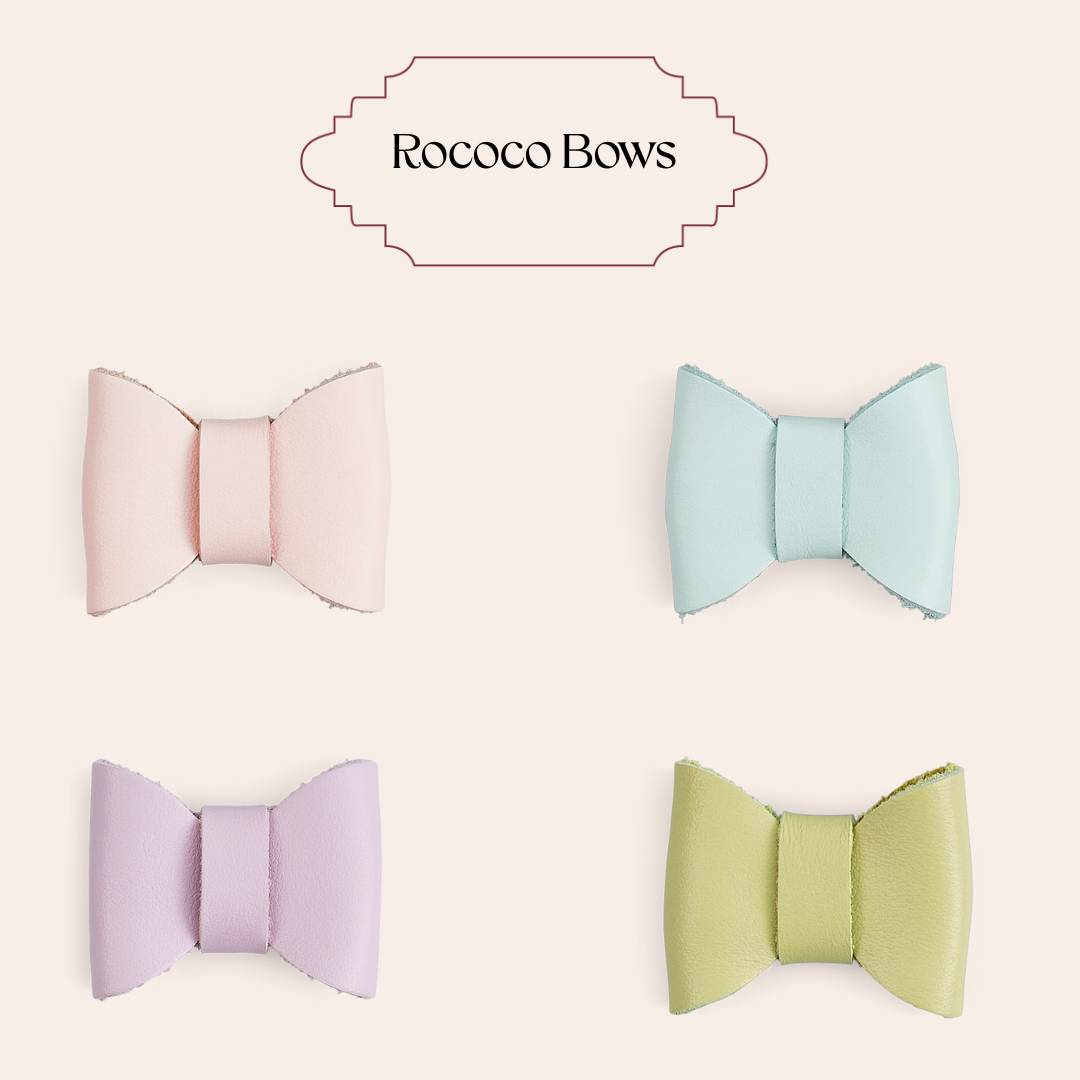 Leather Collar Bows (Sold individually)