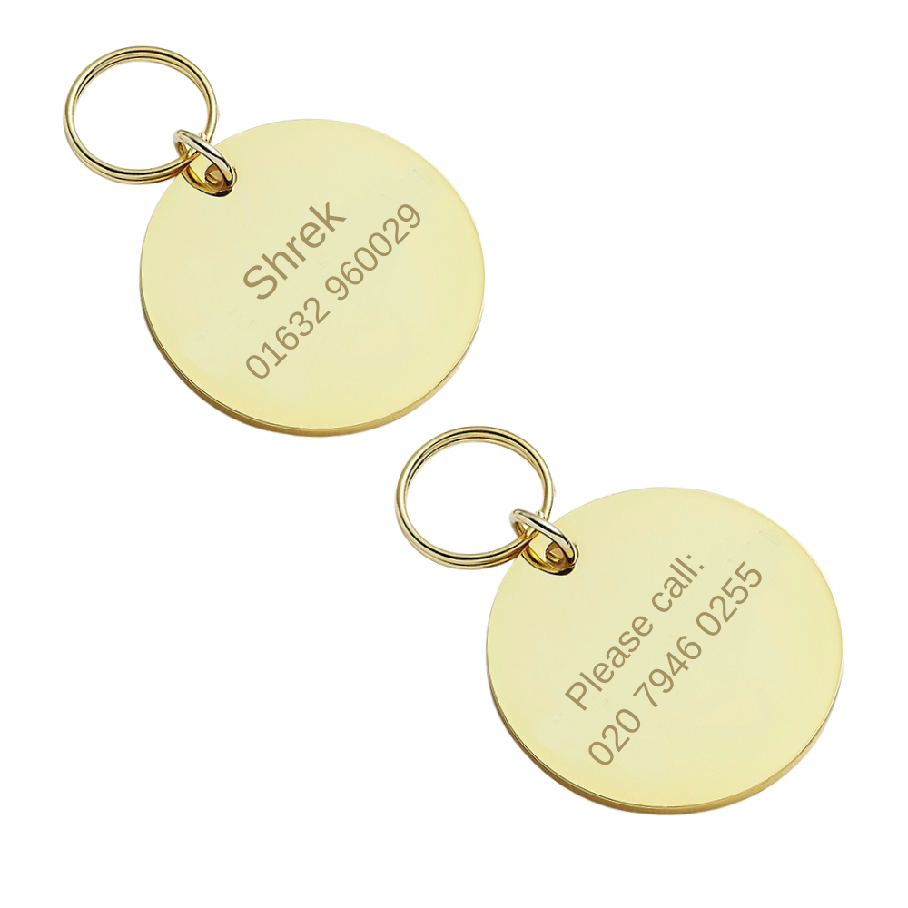 Classic Disc I.D Tag with Double Sided Engraving