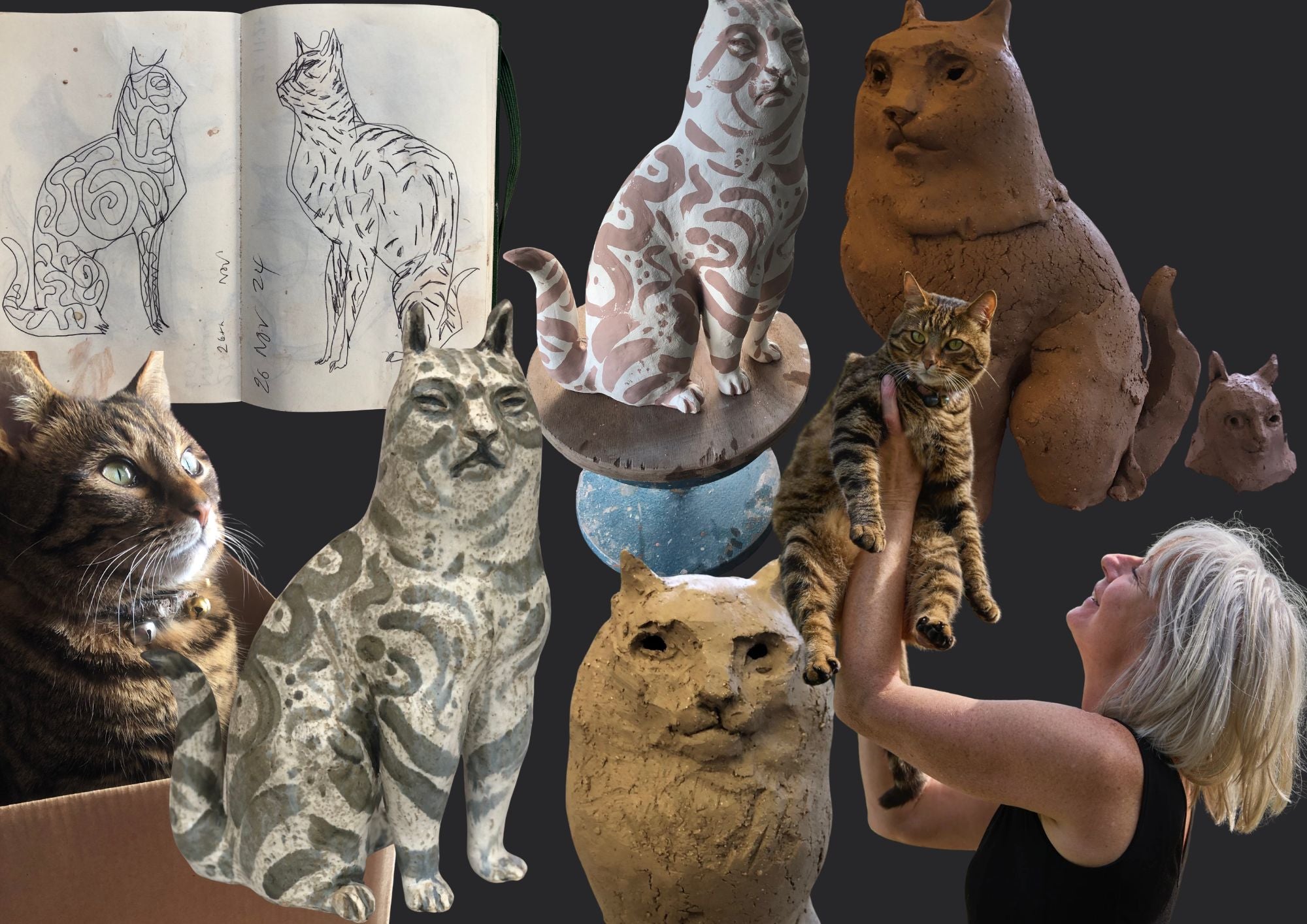The Feline as Muse: In Conversation with Ceramic Artist Susan Halls