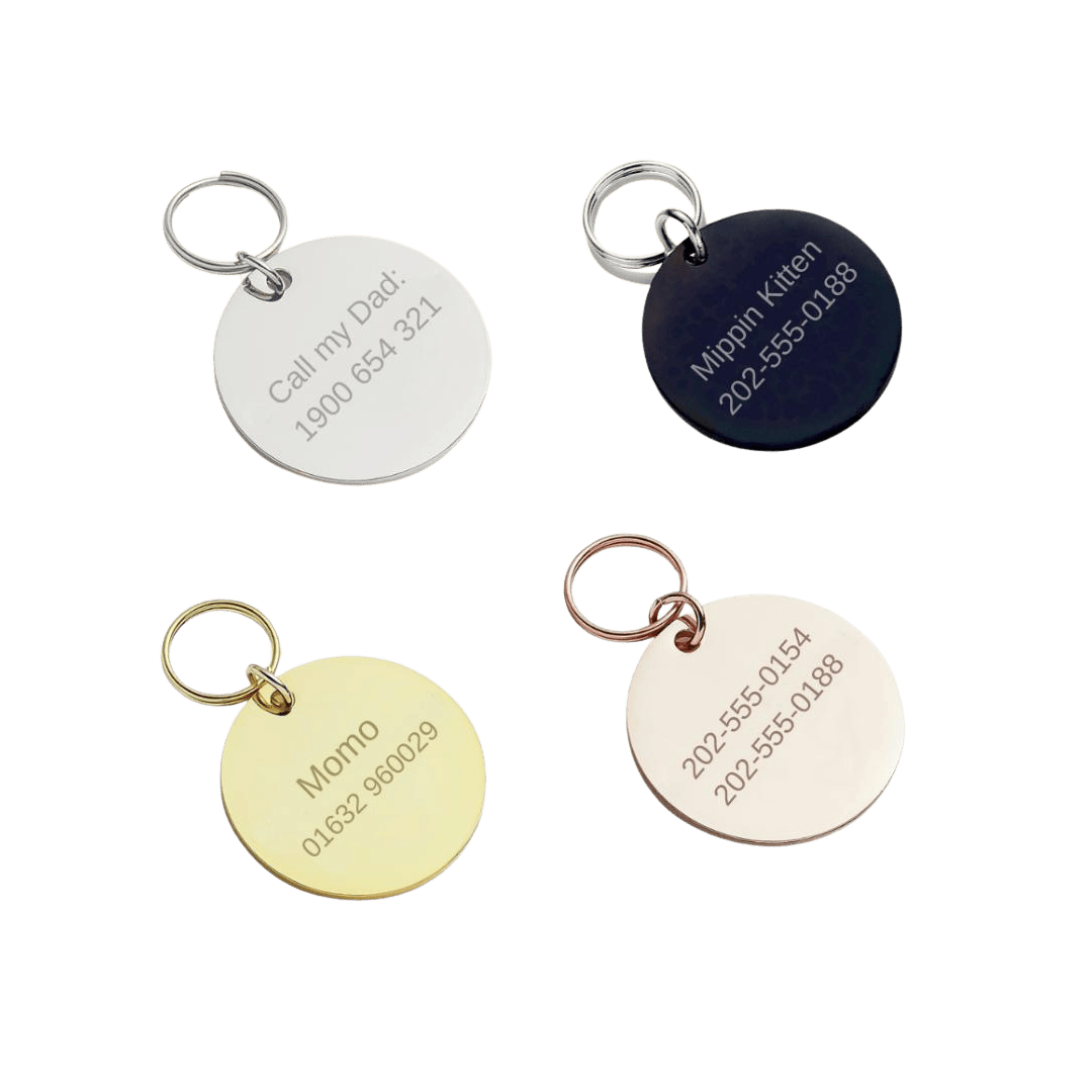 Classic Disc I.D Tag with Double Sided Engraving