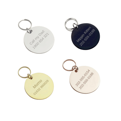 Classic Disc I.D Tag with Double Sided Engraving