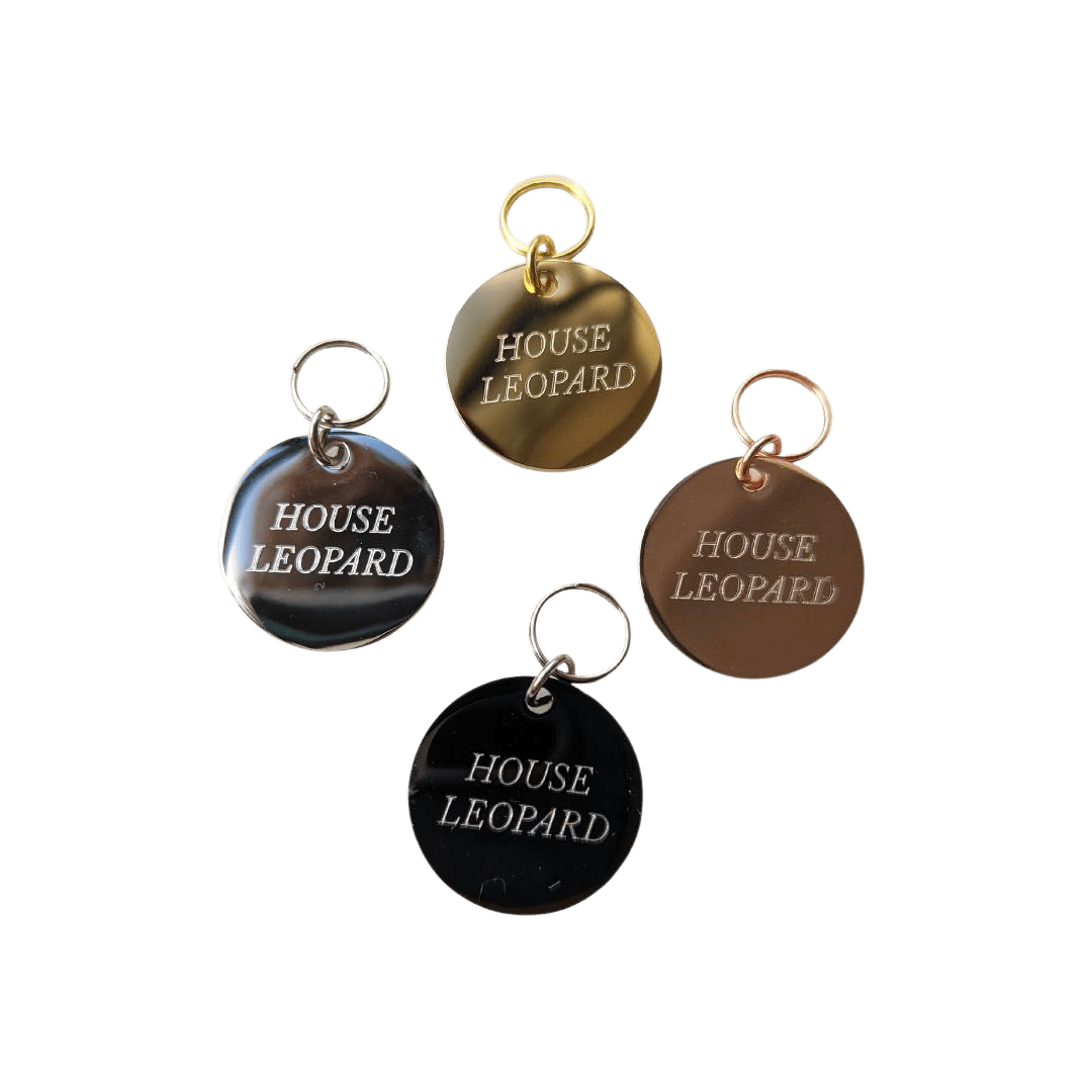 House Leopard Disc I.D Tag