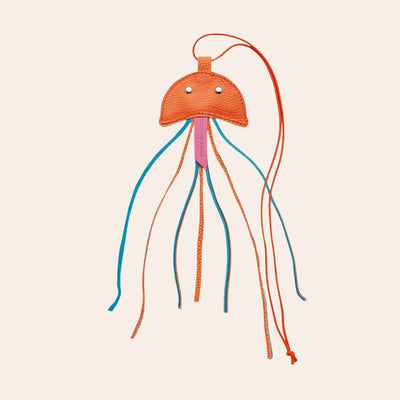 Leather Jellyfish Cat Teaser Toy
