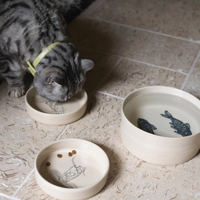 Hand-Painted Stoneware Food Dish - Cheshire & Wain x Kate Welton