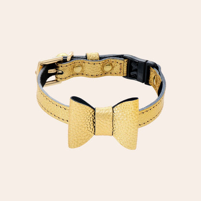 The 'Caspian' Caviar Cat Collar - Gold Label