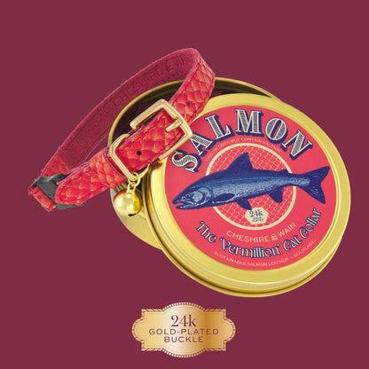 The 'Vermillion' Salmon Collar - Gold Label