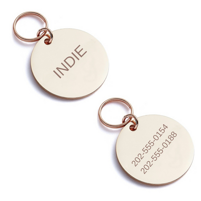 Classic Disc I.D Tag with Double Sided Engraving