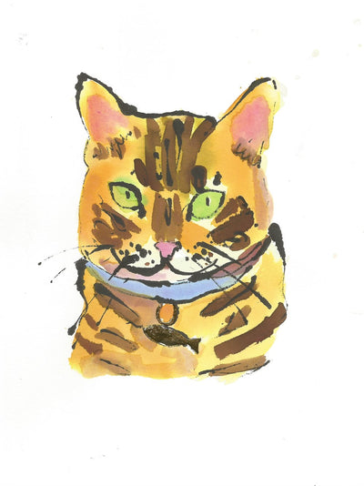 Bengal Cat Print by Annabel Pearl