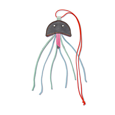 Leather Jellyfish Cat Teaser Toy