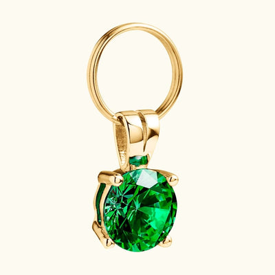 'Emerald' Gem Cat Collar Charm