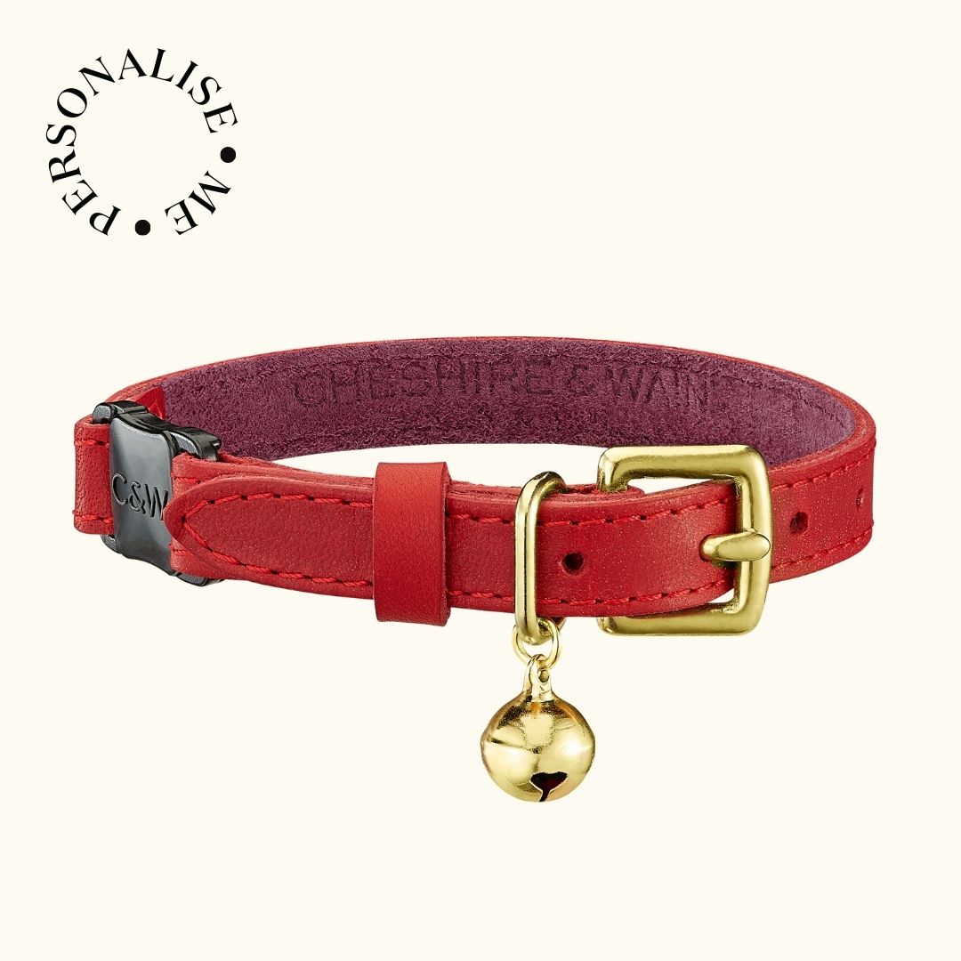 Heritage - Chester Red Cat Collar