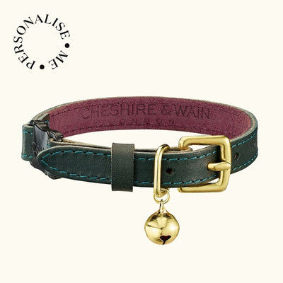 Heritage - Rigby Green Cat Collar