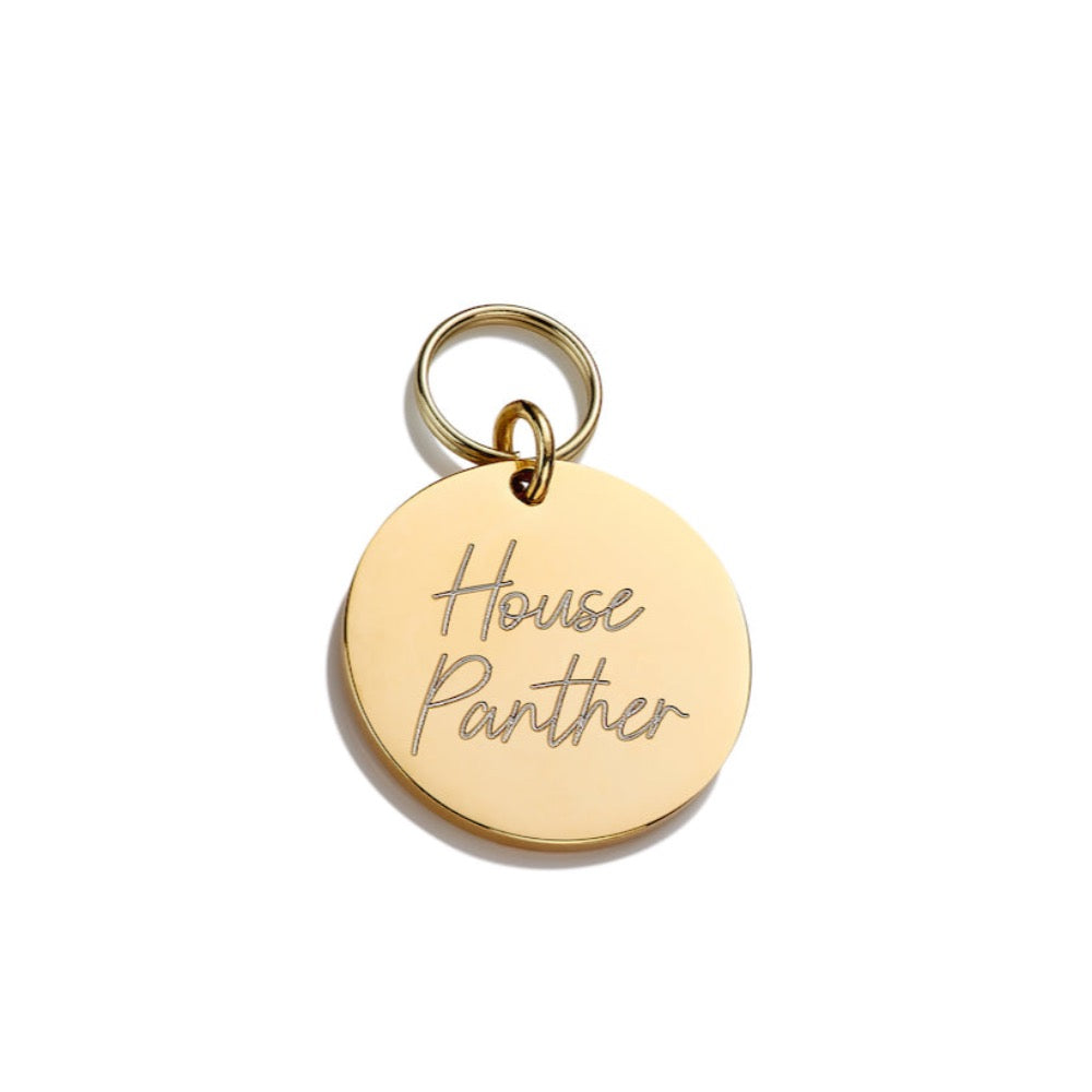 Gold House Panther I.D Tag Product Image