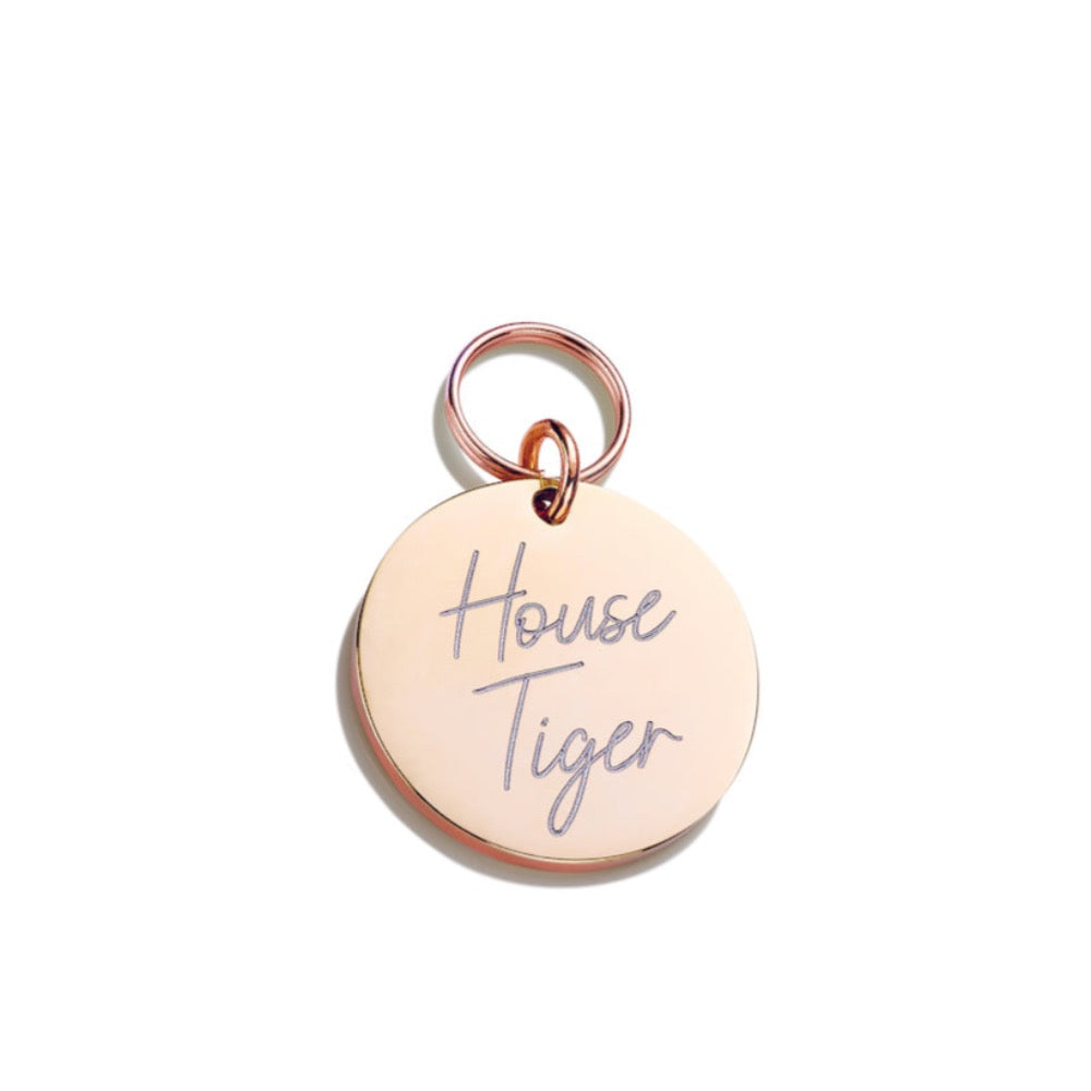 House Tiger Disc I.D Tag