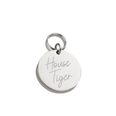 House Tiger Disc I.D Tag