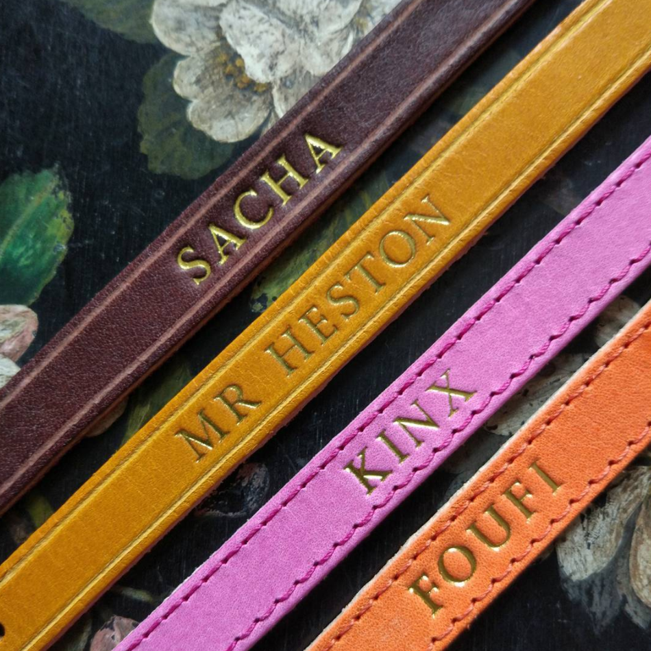 The Archive: Cornelius - Luxury Brown Cat Collar (Petite only)
